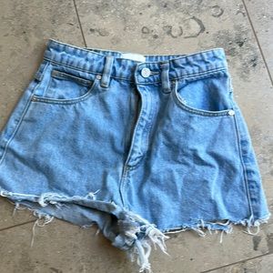 Abrand denim shorts